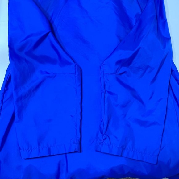 Vintage Lane Bryant‎ Windbreaker Jacket Adult L/XL Blue Rainbow 80s Retro - Picture 8 of 10
